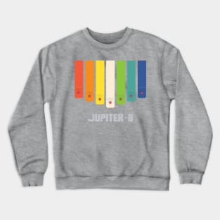 Roland Jupiter 8 Rainbow [Grey] Crewneck Sweatshirt